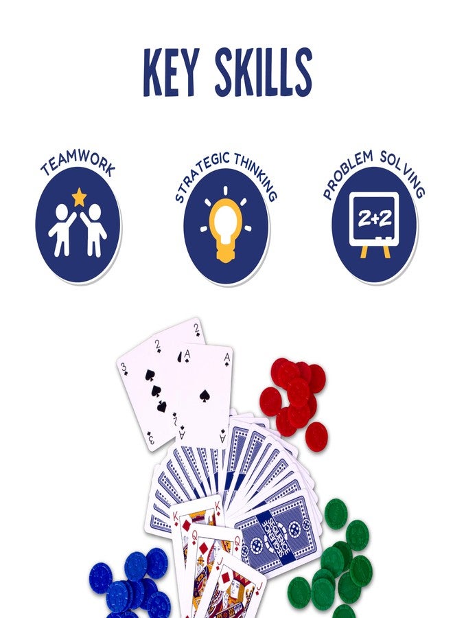 فنسكول لعبة Funskool The Original Sequence، لعبة استراتيجية، لعبة ورق، لعبة لوحية للأطفال والكبار والعائلات، تعليمية، من 2 إلى 12 لاعبًا، متعة عائلية، لعبة أنشطة للأطفال، مجموعة هدايا للأطفال، للأعمار من 7 سنوات فما فوق - Image 2